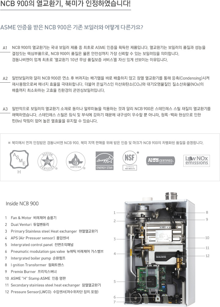 프리미엄 열교환기 사용
